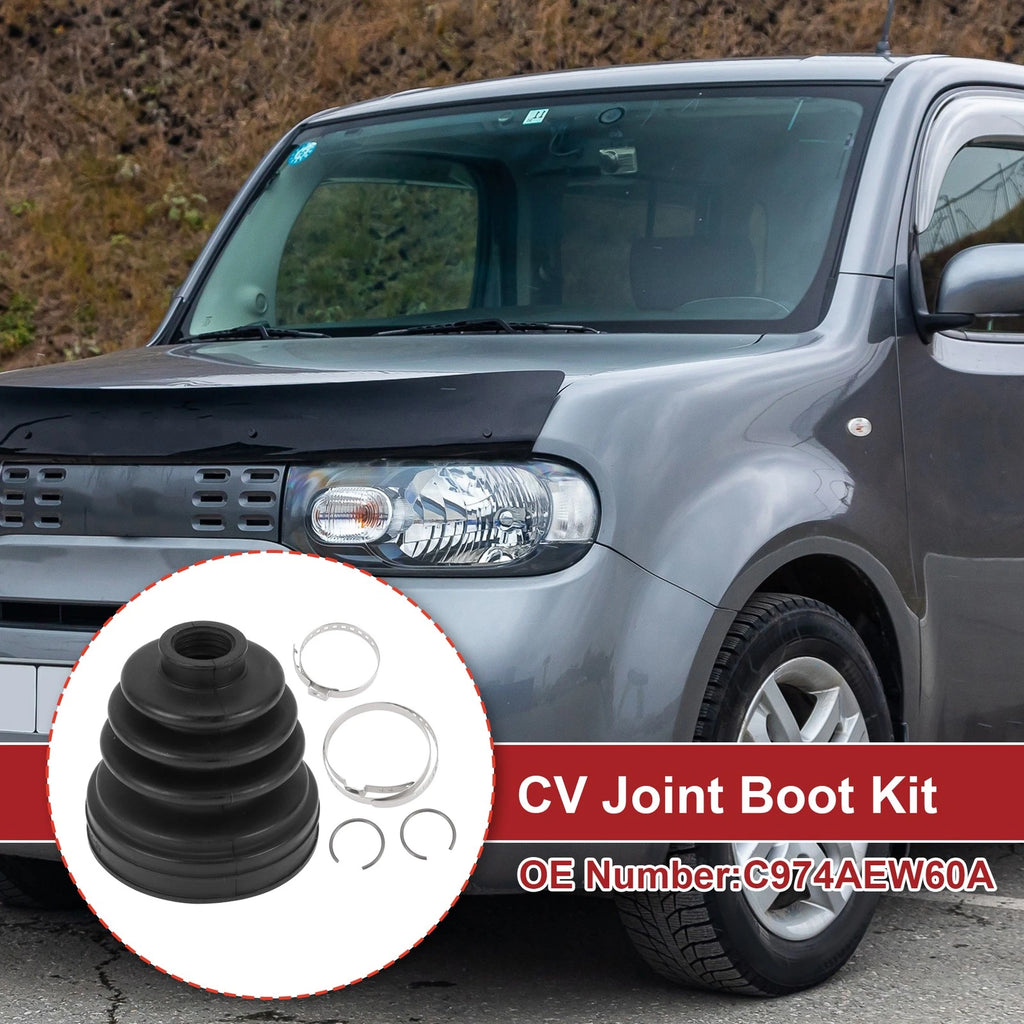 Inner CV Joint Boot Kit with Clamps for Nissan Cube (2009–2011) No.C974AEW60A