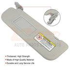 Sun Visor Driver Left Gray LH for Hyundai Elantra (2011–2015) 852103X000TX
