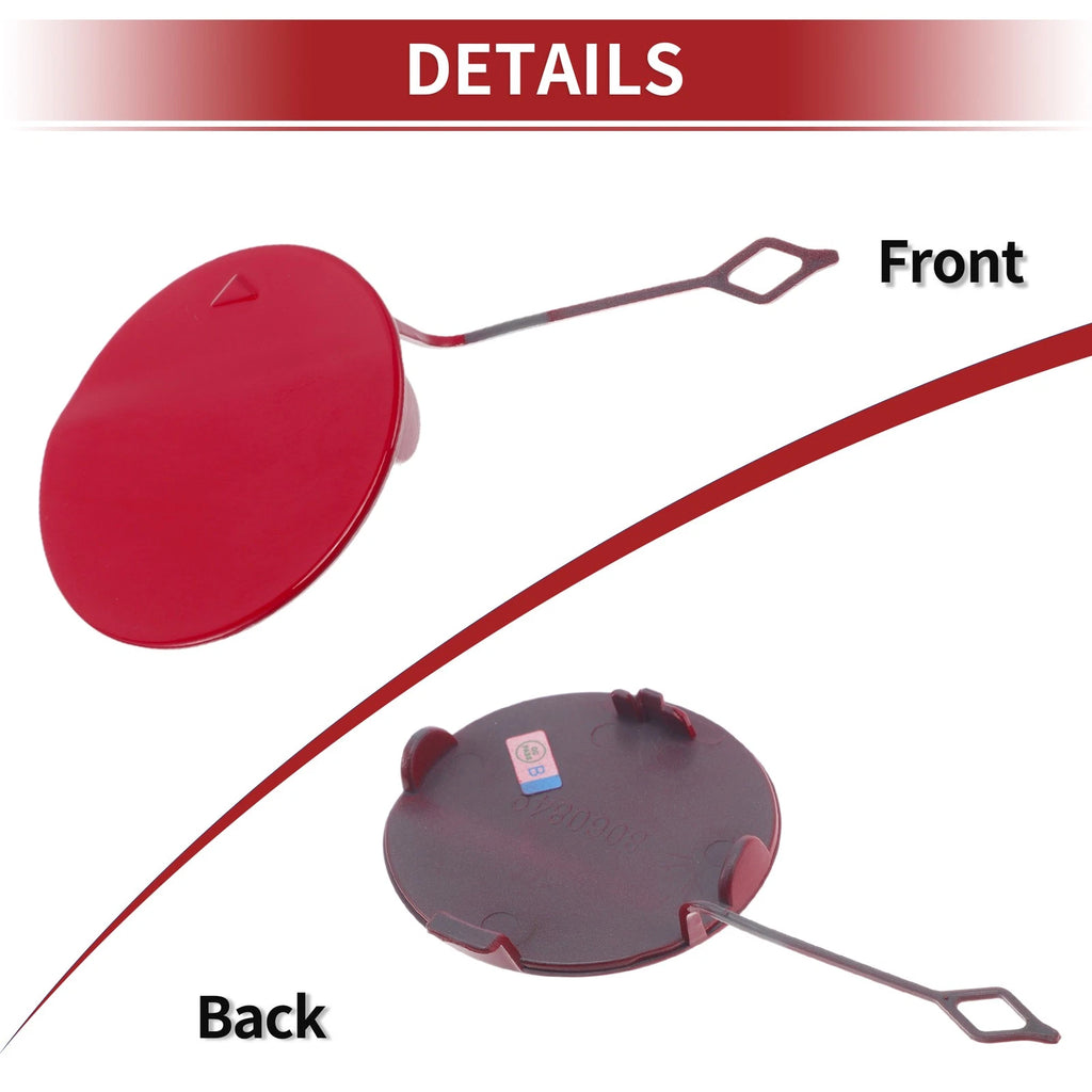 Rear Car Bumper Tow Hook Cover for BMW 428i (2014–2016) No. 51128060849 Red