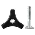 Replacement Handle Bolt and Triangle Knob Nut for Lawn Mowers (Most Models)