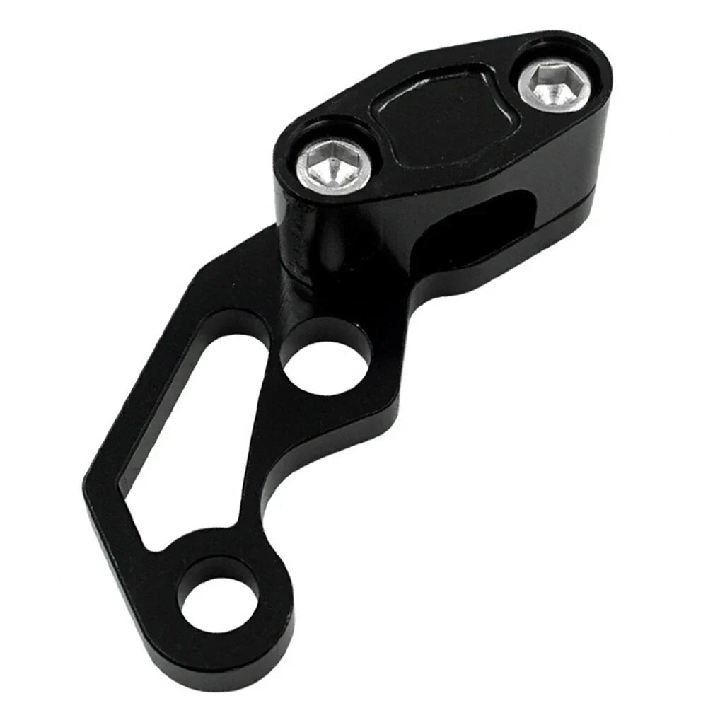 Oil Pipeline Brake Line Clamp Protector for Motor Bikes Aluminum Black