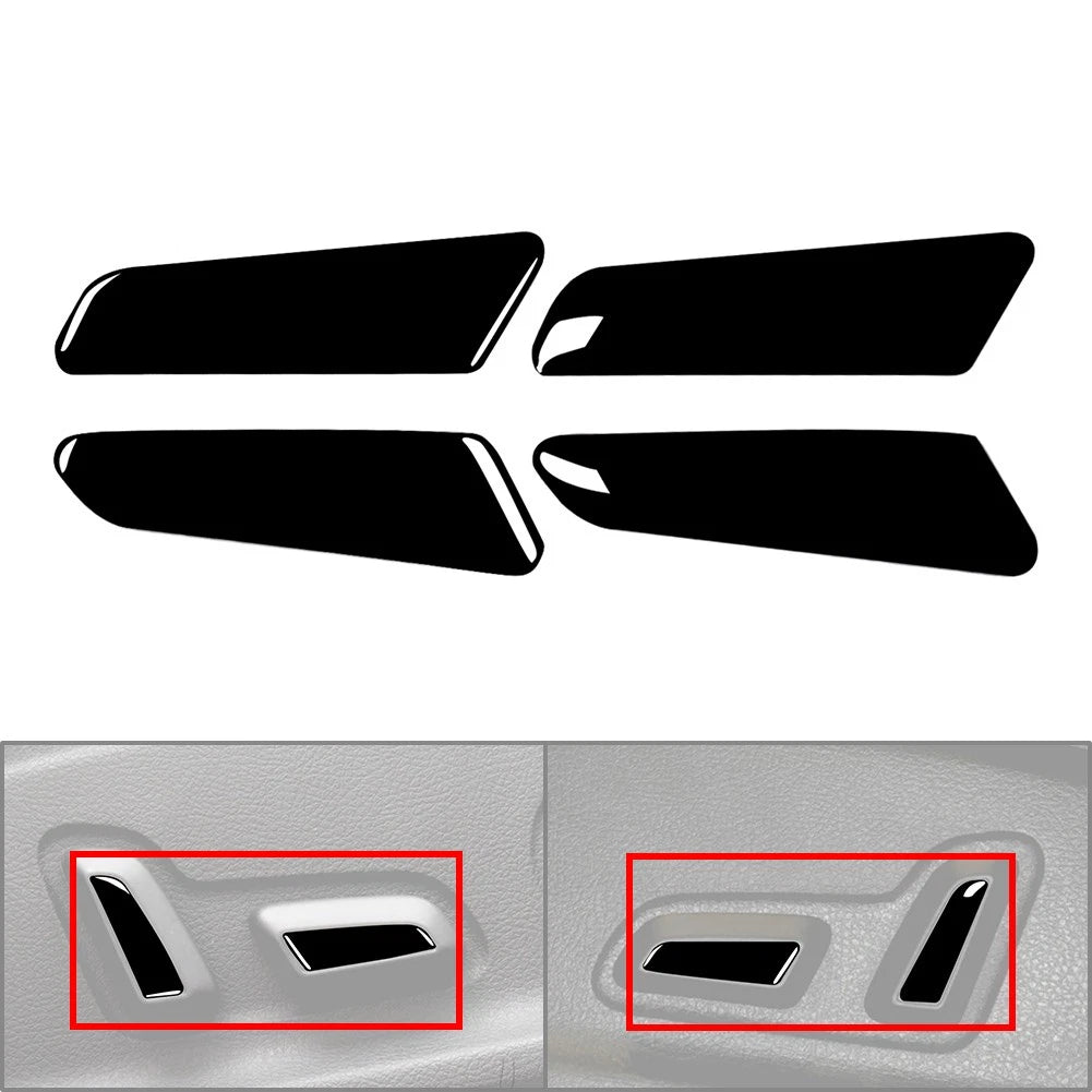 Seat Adjustment Button Cover Trim for Audi A4 B9 A5 S4 RS4 (2016–2023)