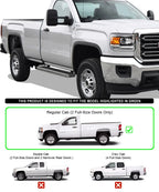 6in Stainless Steel Running Boards for Silverado Sierra (1999-2013)