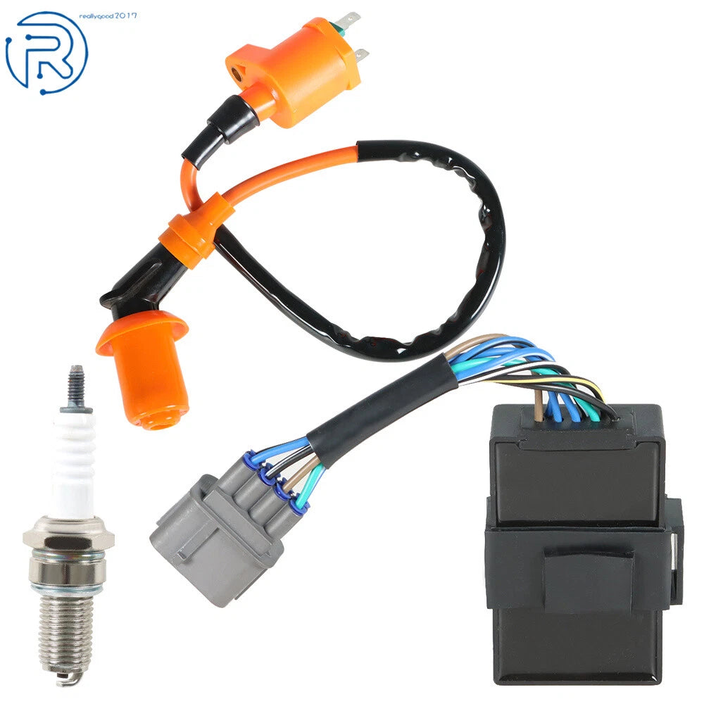 Ignition Coil CDI Spark Plug for Honda FourTrax 300 TRX300 (1998–2000)