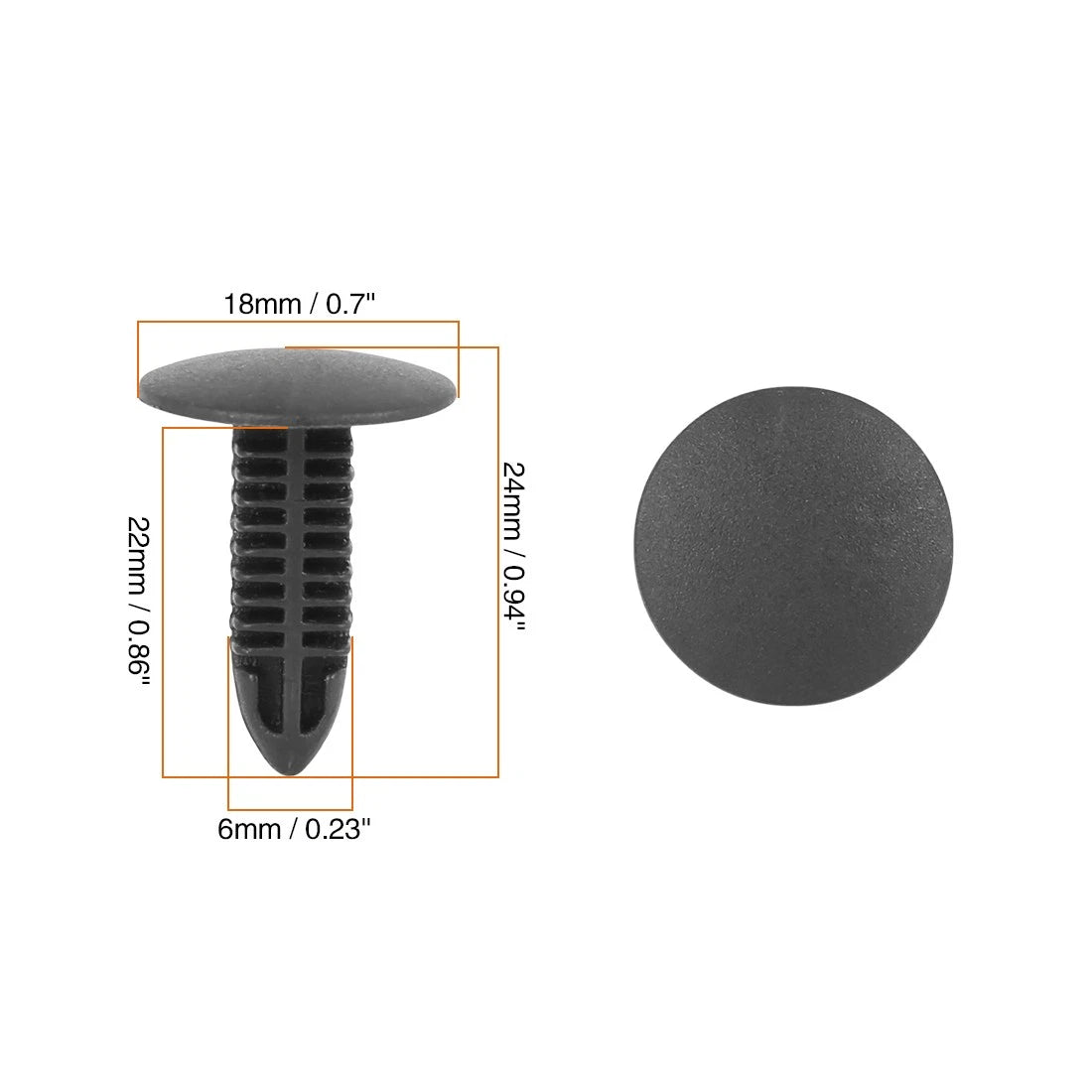 40pcs Plastic Bolt Rivets Fasteners for Toyota (Various Models)