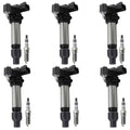 Set of 6 Ignition Coils & NGK Ruthenium Spark Plugs for Equinox Terrain (2005–2010)