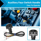 Left Auxiliary Four-Switch Handle for Bobcat 751 753 763 773 863 873