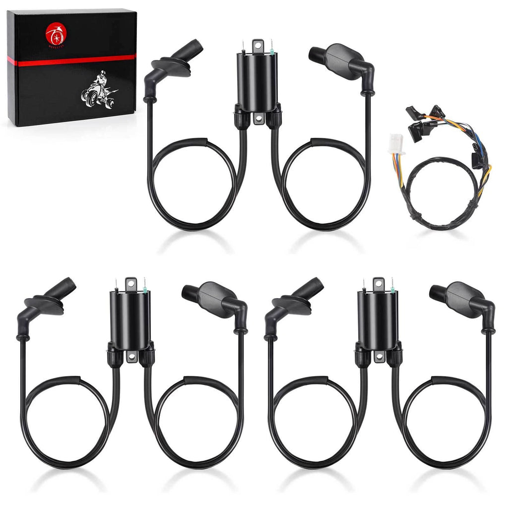 3 Ignition Coils with Sub-wire for Honda Goldwing 1500 GL1500 (1989–2000)