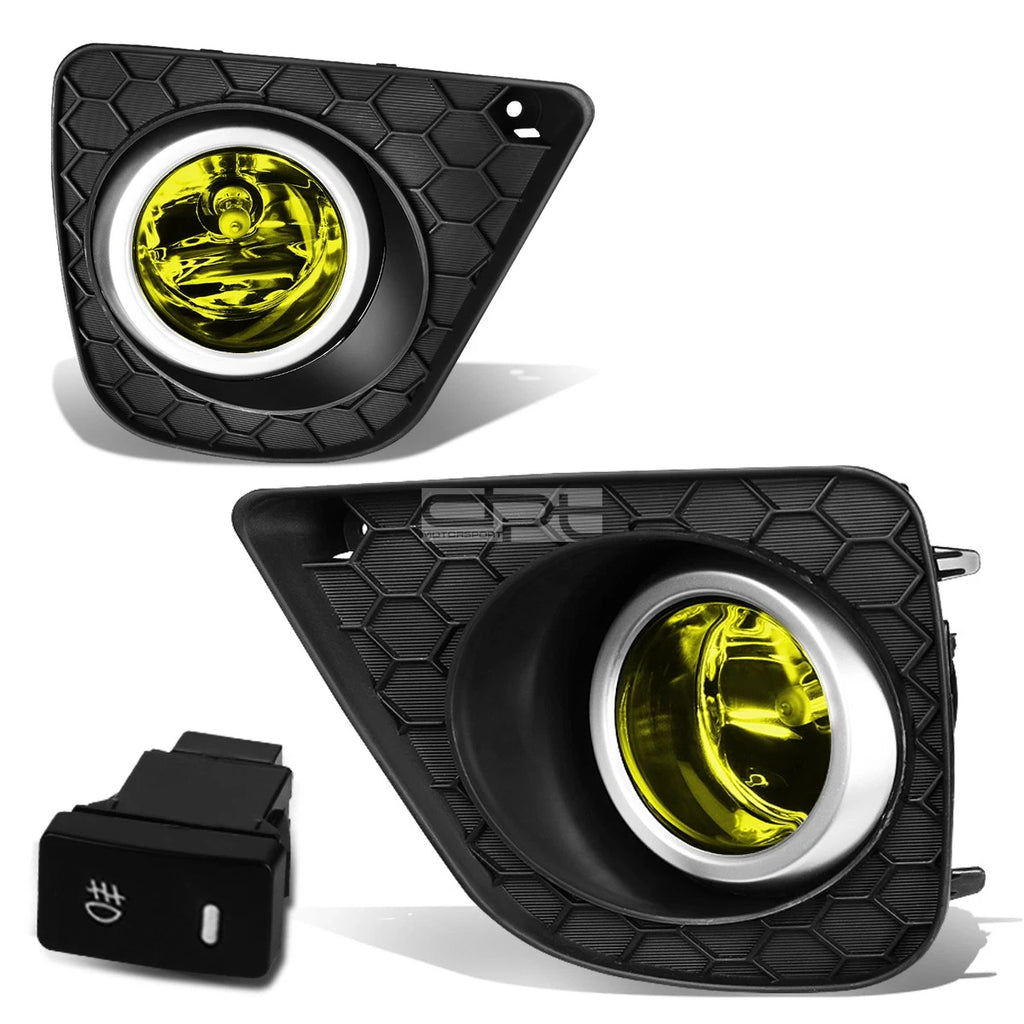 Fog Light Lamp + Switch for Honda Accord (2013–2015) CT1/CT2 Yellow Lens