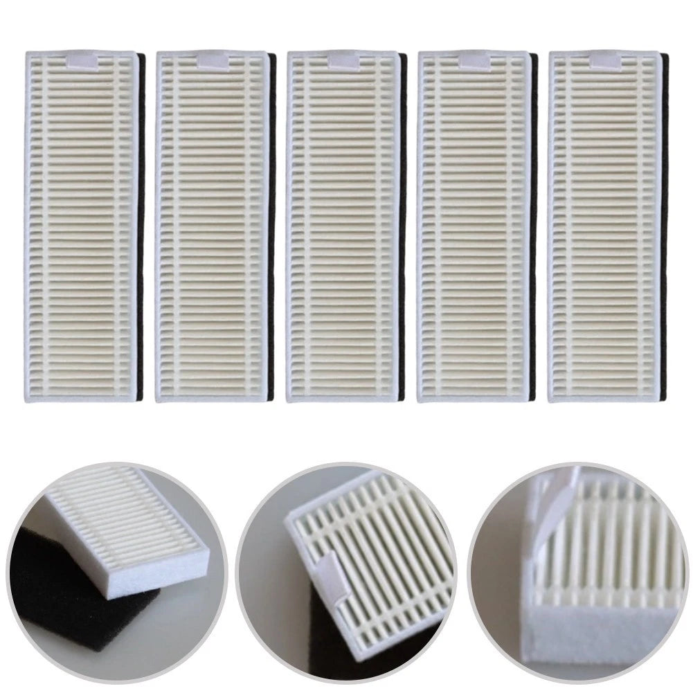 Set of 5 Washable Filters for Uninell UR1 Robot Vacuum Cleaner
