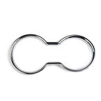 Replacement Cup Holder Trim Silver Water ABS Center Chrome Cover (2011���2018)