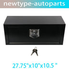 Steel Tool Box for Truck Pickup Trailer Storage Bed w/Lock (27.75"x10"x10.5")
