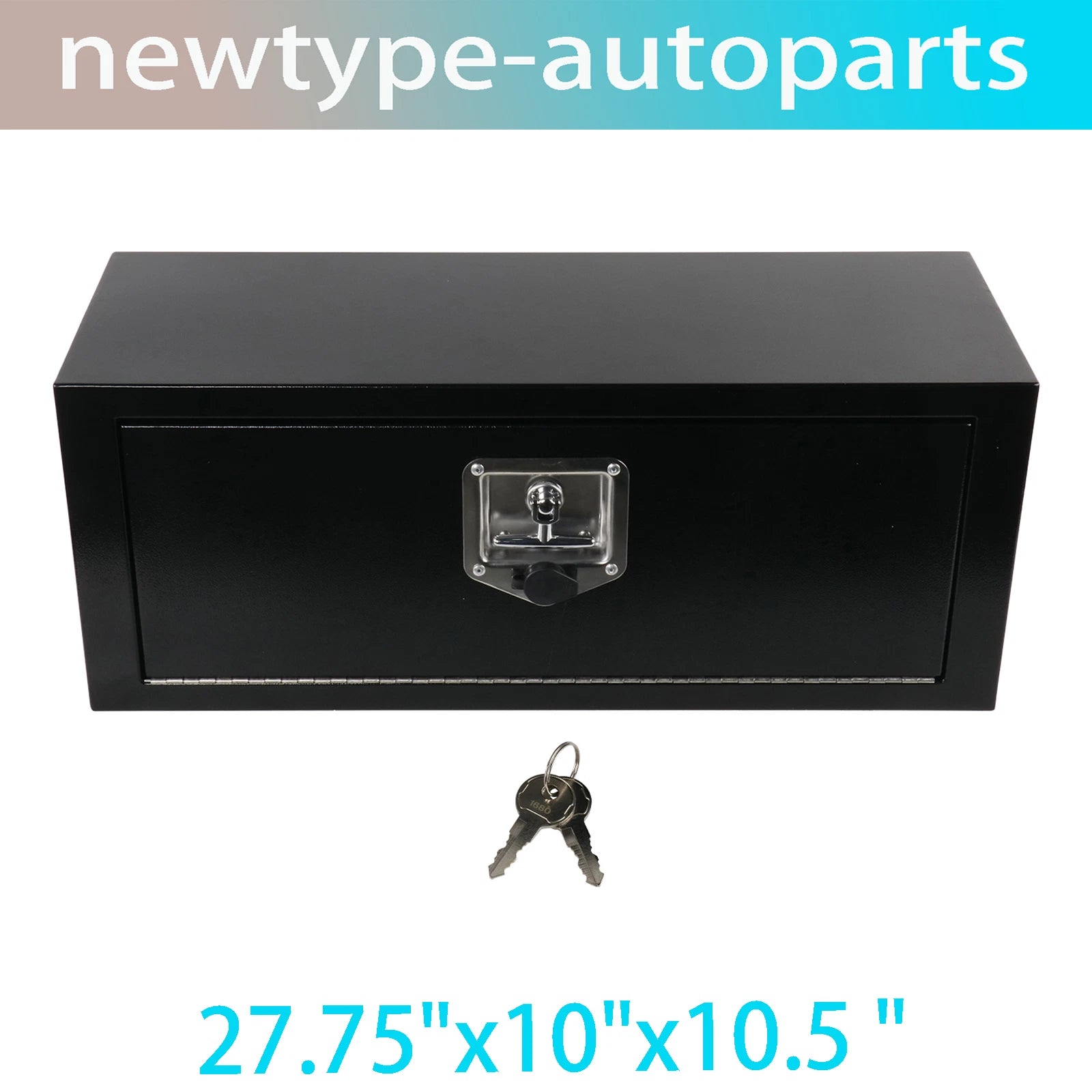 Steel Tool Box for Truck Pickup Trailer Storage Bed w/Lock (27.75"x10"x10.5")