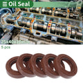 Set of 5 Oil Seal Rotary Shaft Seal FKM Rubber 25x40x10mm