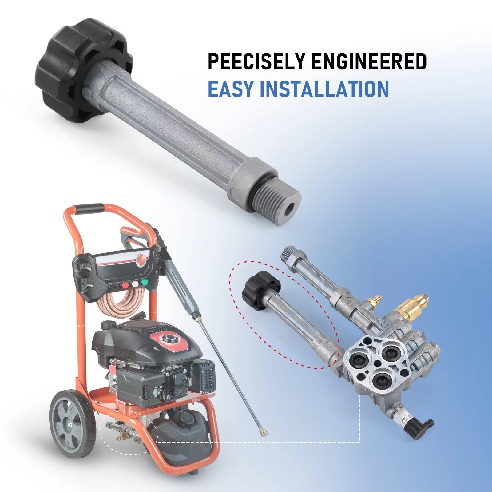 Water Inlet Tube for Annovi Reverberi Pressure Washer (2014–2023)