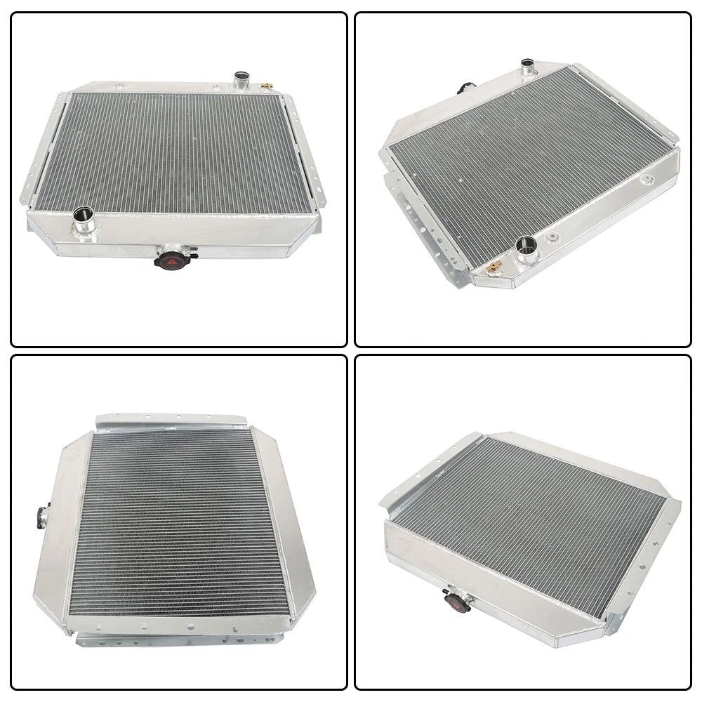3-Row Aluminum Racing Radiator for Ford F100 F150 F250 F350 Bronco (1970–1979)