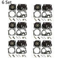 6x Carburetor Kit for Homelite Zama RB-142 C1U-W32 C1U-W32A