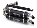 Trinity Black Stage 5 Dual Slip On Exhaust Pipe for Honda Talon (2019–2023)