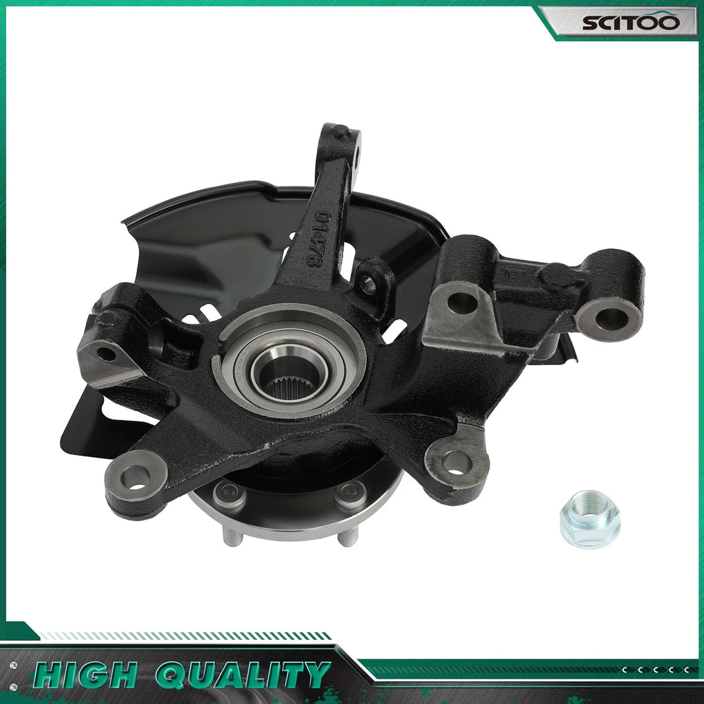 Front Left Wheel Hub and Bearing Knuckle Assembly for Mazda CX-9 (2007–2015)