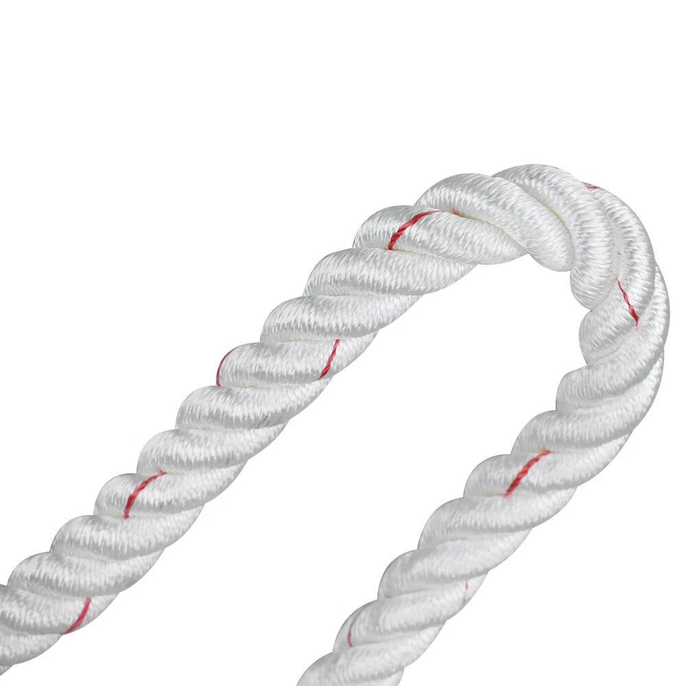 Set of 2 Polyester Braided Ropes for Multipurpose Use (100' Length)