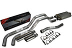 Dual Exhaust 2.5" Side Exit for Nissan Titan (2004–2006) Flow II Rolled Tip
