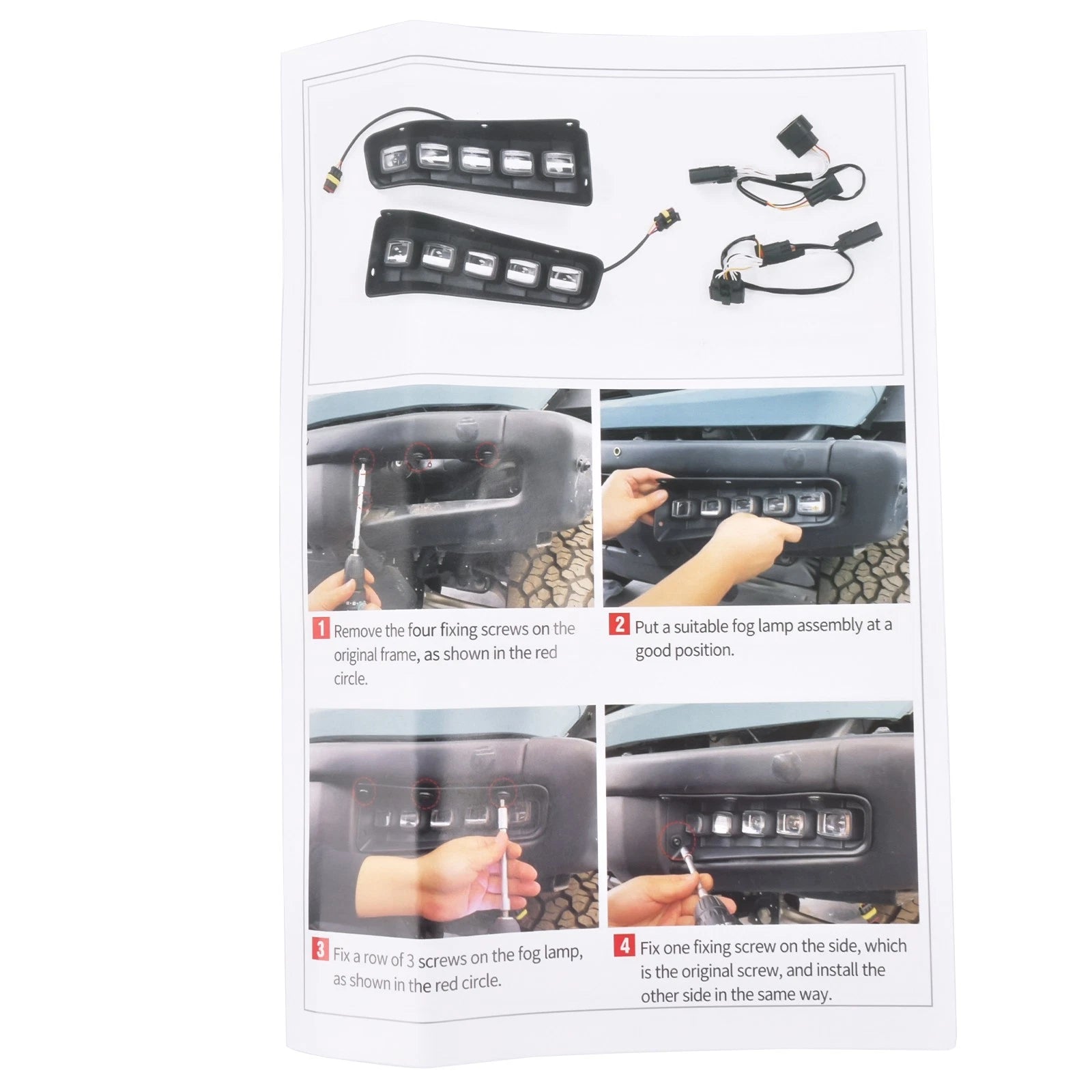 LED Fog Light Kit for Ford Bronco (2021-2024)