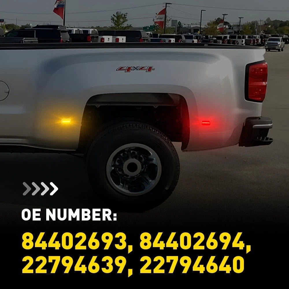 LED Side Marker Light for Chevy Silverado 2500HD 3500HD (2015–2023)
