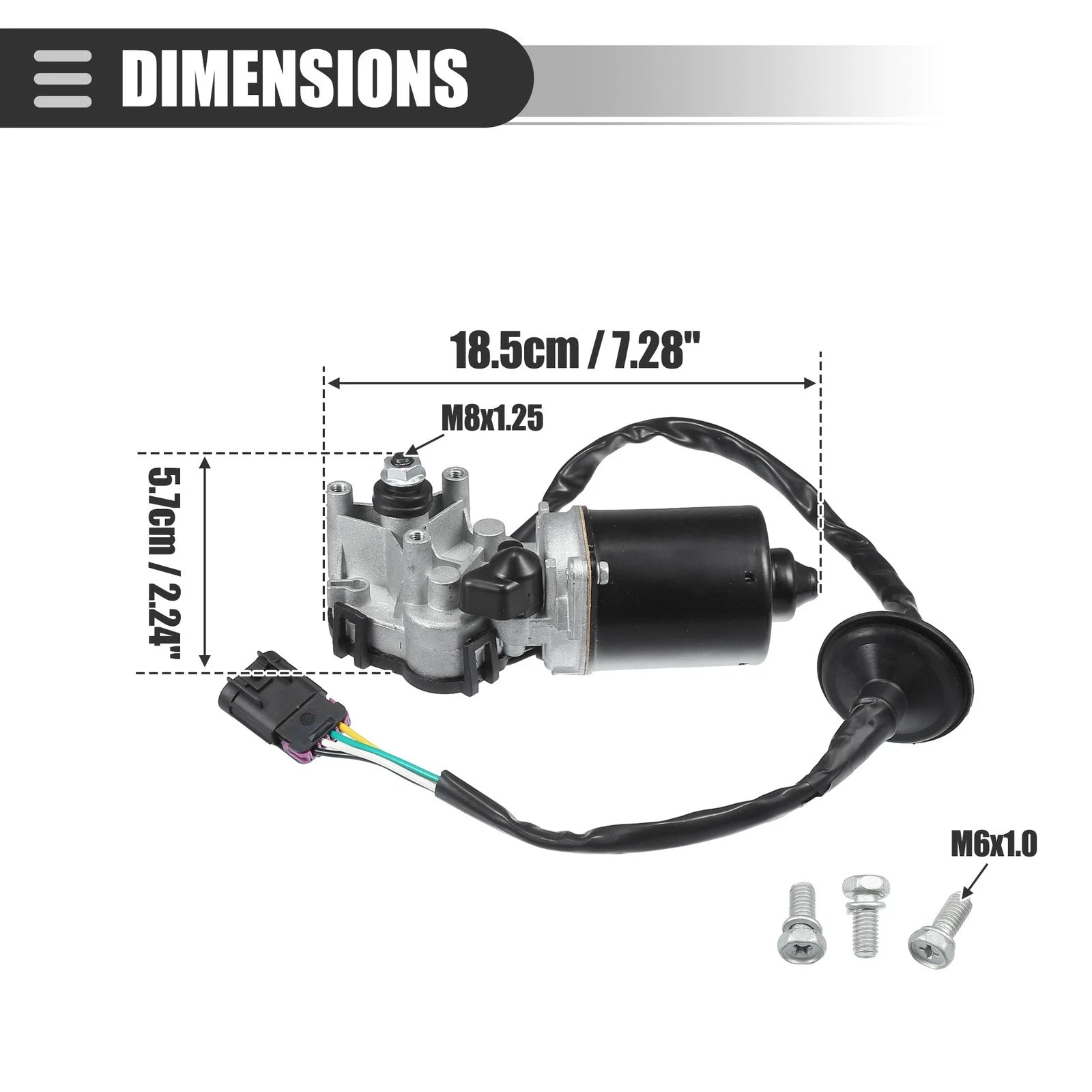 Front Windshield Wiper Motor for Chevy Colorado (2004–2012)
