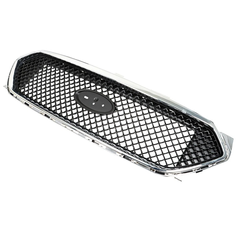 Front Upper Grille Trim for Ford Taurus SHO (2013-2019) Black Chrome