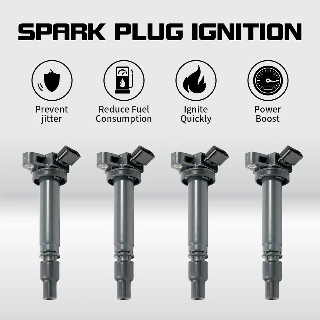 Set of 4 UF314 Ignition Coils for Toyota Corolla Matrix (2003–2008)