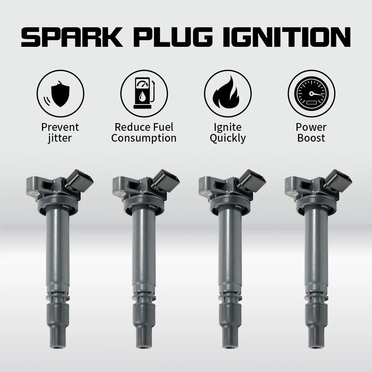 Set of 4 UF314 Ignition Coils for Toyota Corolla Matrix (2003–2008)