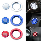 Keyless Engine Push Start Button w/ Ring for Land Rover Jaguar
