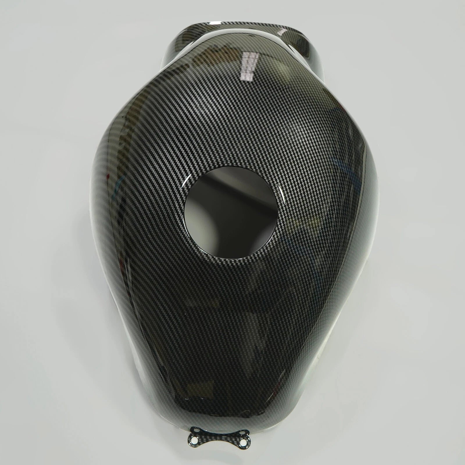 Black Carbon Fiber Fuel Gas Tank Cover for Suzuki Hayabusa GSX1300R (1997–2007)