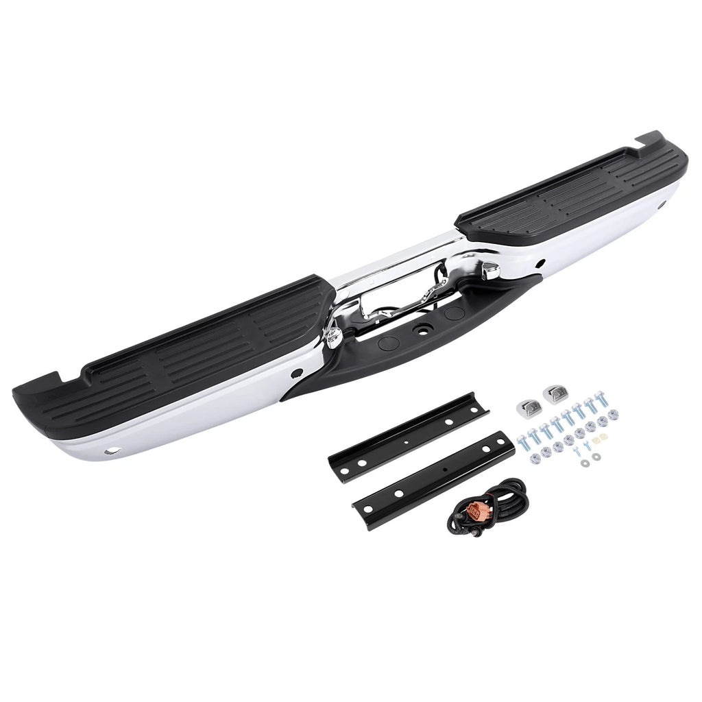 Complete Rear Step Bumper Assembly for Ford F250 F350 F450 Super Duty (1999–2007)