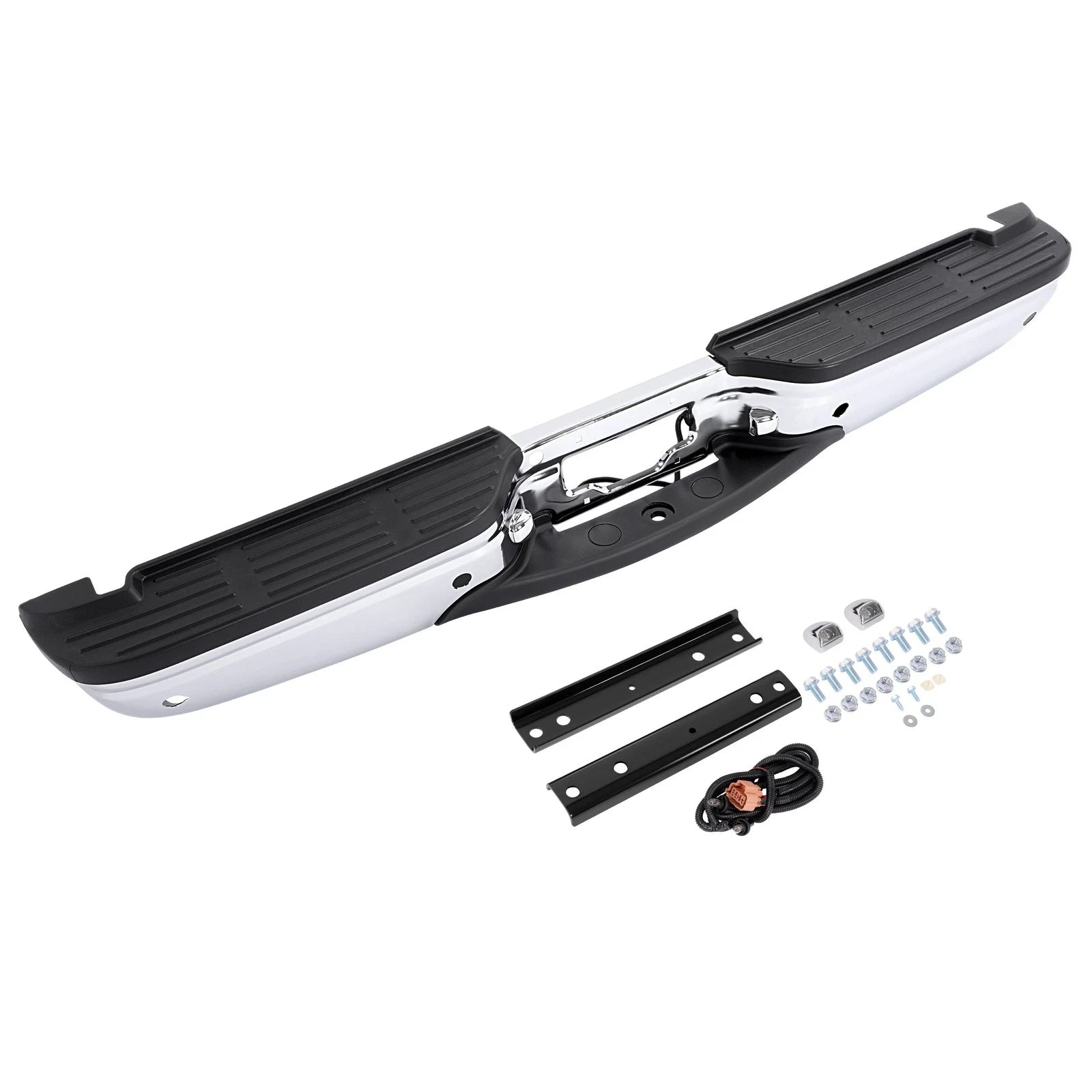 Complete Rear Step Bumper Assembly for Ford F250 F350 F450 Super Duty (1999–2007)