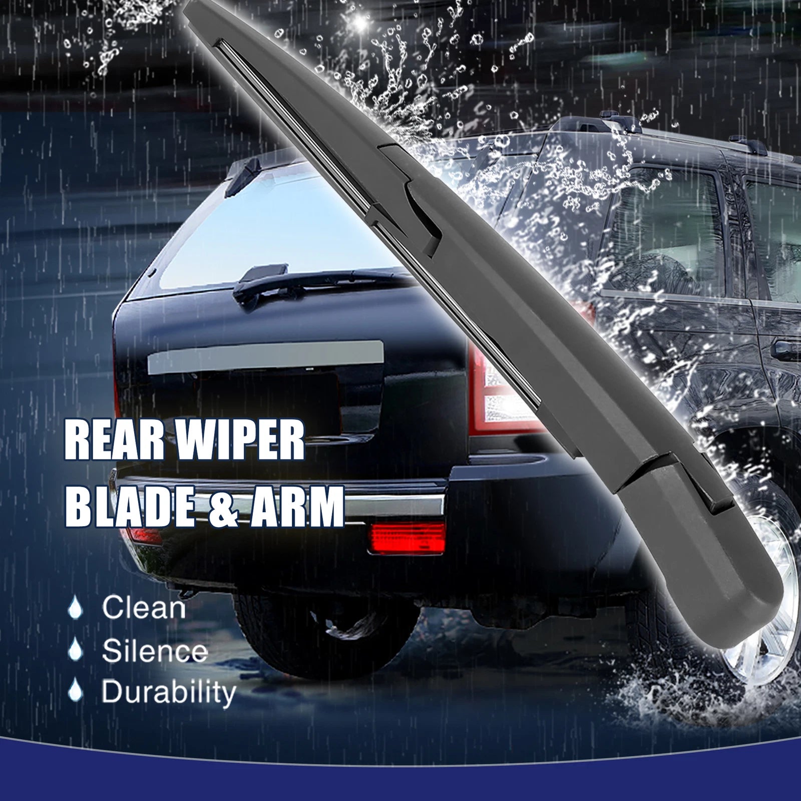 Set of 2 Rear Windshield Wiper Blade Arms for Chevrolet Orlando (J309)