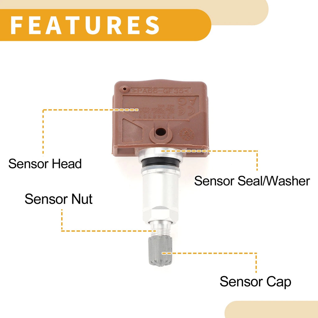 Tire Pressure Sensor for Chevrolet Corvette (2014–2019) 433MHz