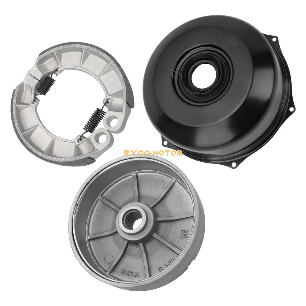 Rear Brake Drum Hub Plate Cover Bearing Seals for Honda Foreman 500 (2005–2013)