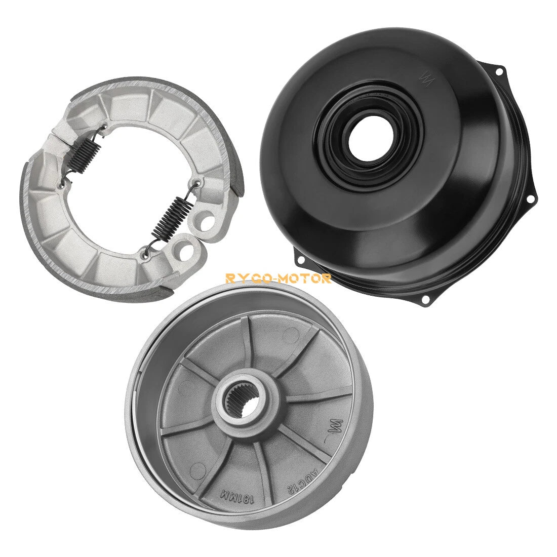 Rear Brake Drum Hub Plate Cover Bearing Seals for Honda Foreman 500 (2005–2013)