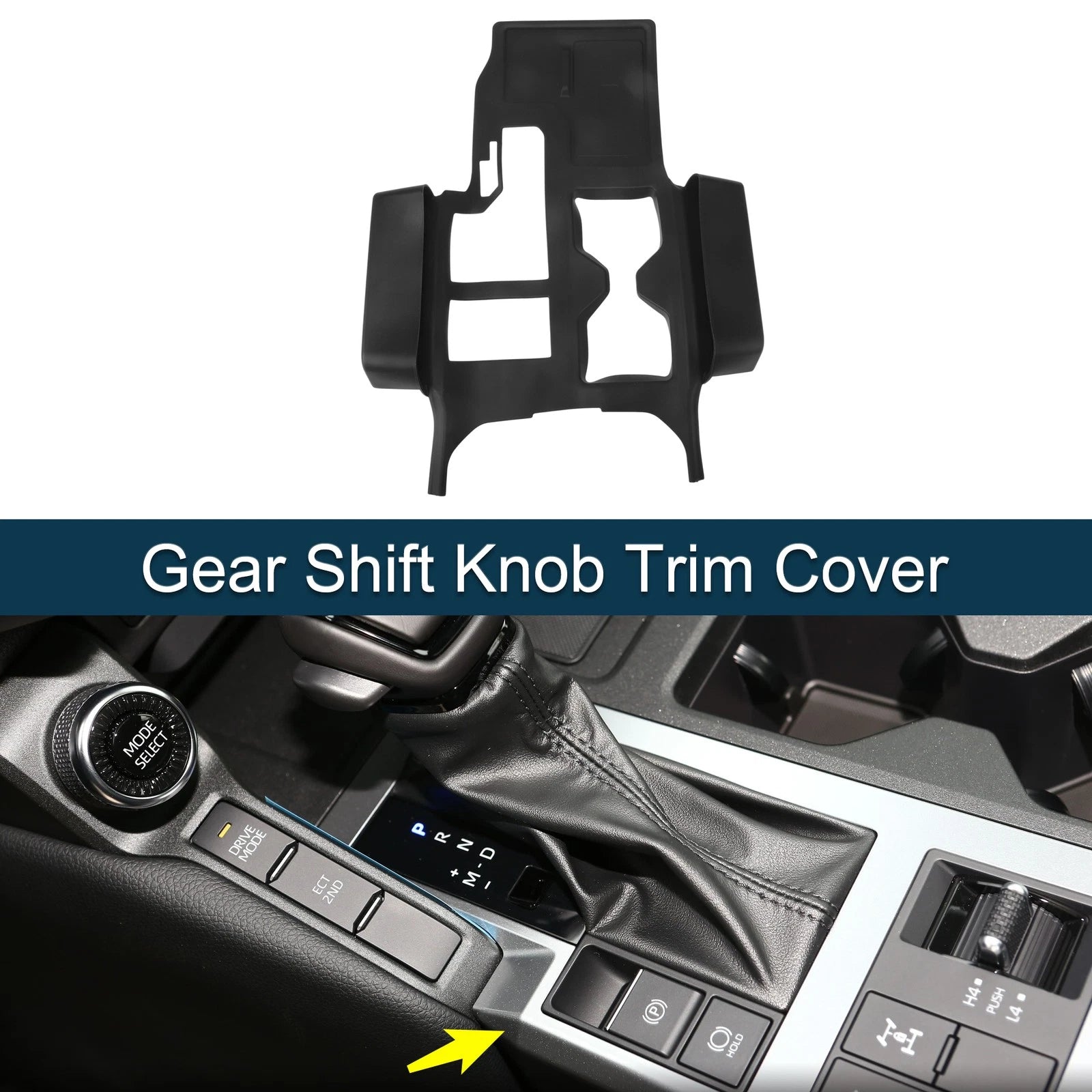 Silicone Gear Shift Knob Sticker for Toyota Land Cruiser Prado (2009–2021)