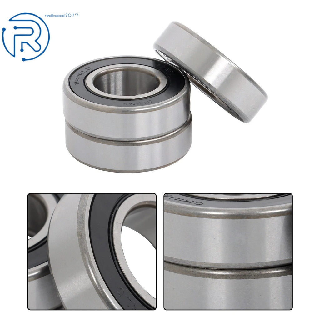 Set of 10 Ball Bearings with Double Rubber Seals 1x2x9/16"