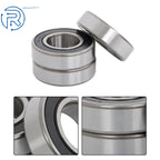 Set of 10 Ball Bearings with Double Rubber Seals 1x2x9/16"