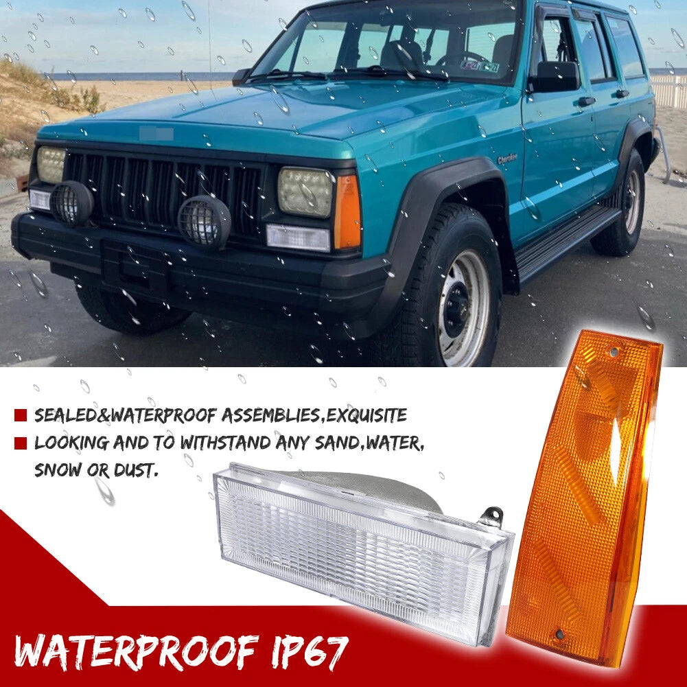Turn Signal Lights & Side Marker for Jeep Cherokee/Wagoneer (1984–1996)