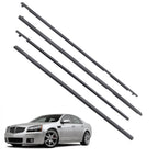 Set of 4 Door Window Reveal Molding Weatherstrip for Pontiac G8 (2008–2009)