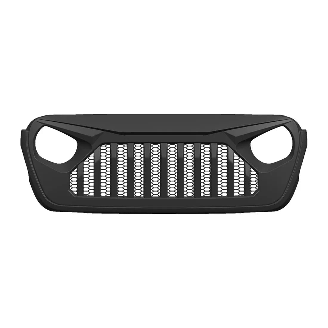 Front Vader Grille for Jeep Wrangler JL (2018–2023) Matte Black
