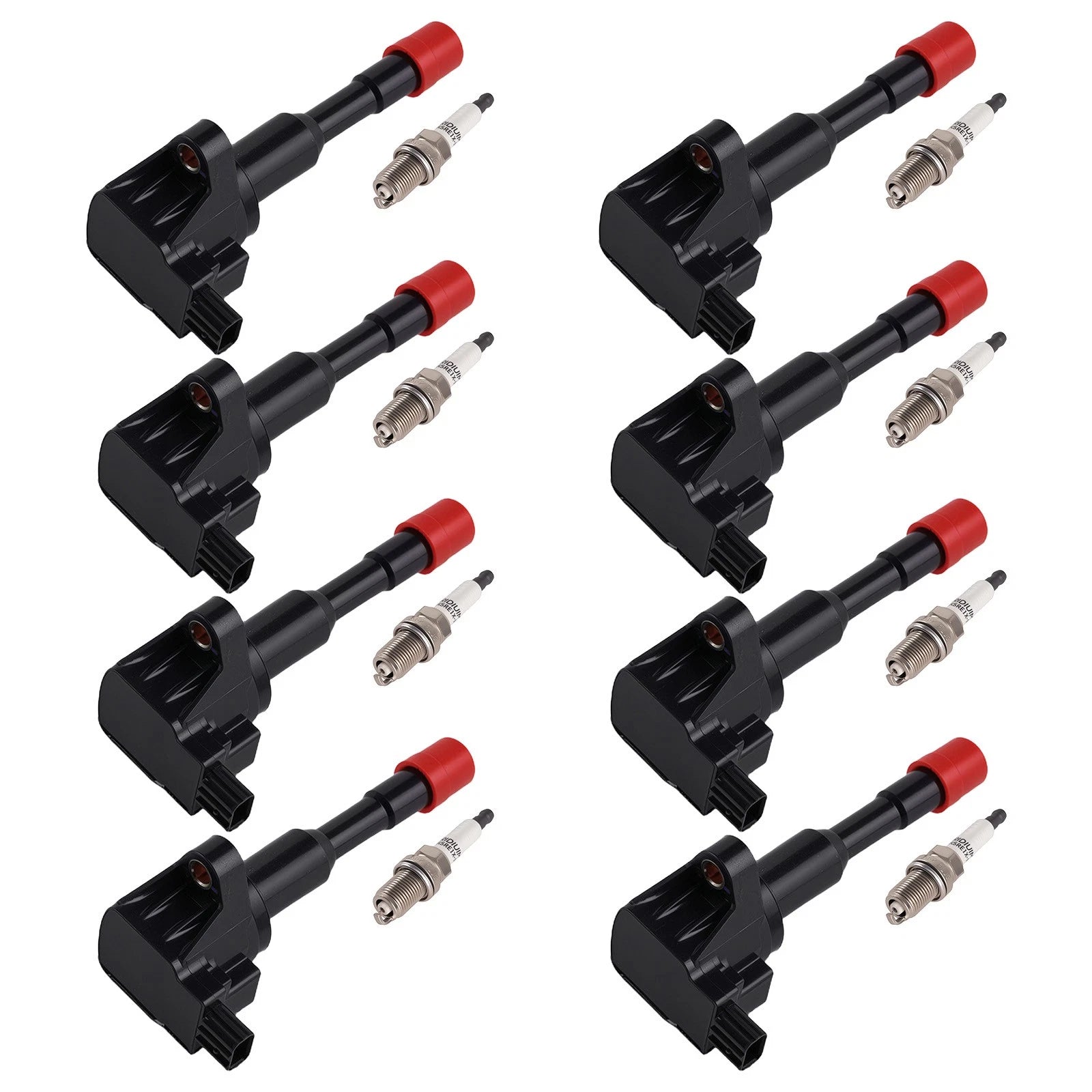 8x Ignition Coil & Spark Plug for Honda Civic L4 1.3L (2003–2005) 30521PWAS01