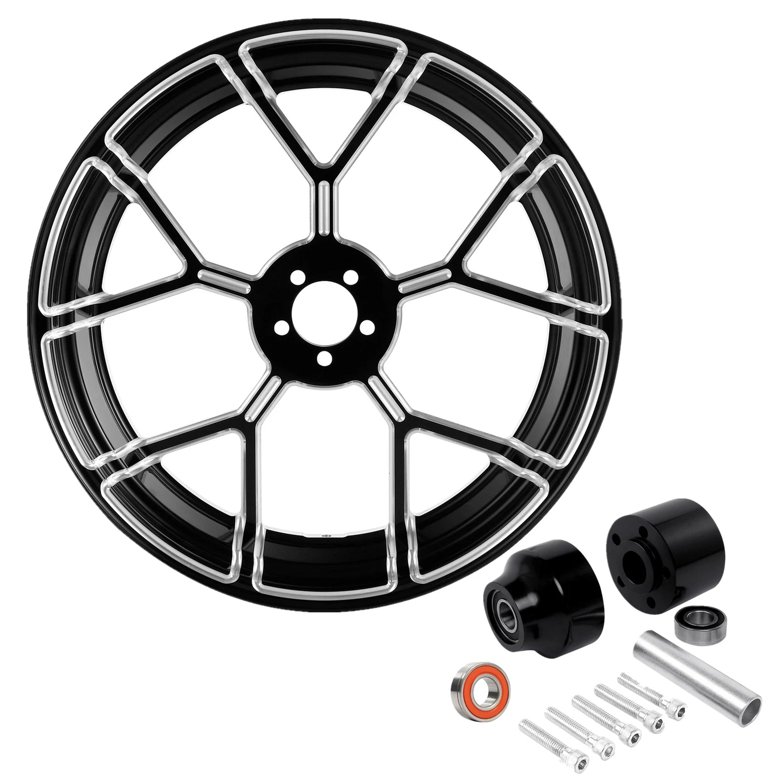 18" Front Wheel Rim & Single Hub for Harley Touring Models (2008–2025)
