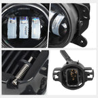 LED Front Bumper Projector Fog Lights for Jeep Wrangler (2007–2017) & Cherokee (2014–2018)