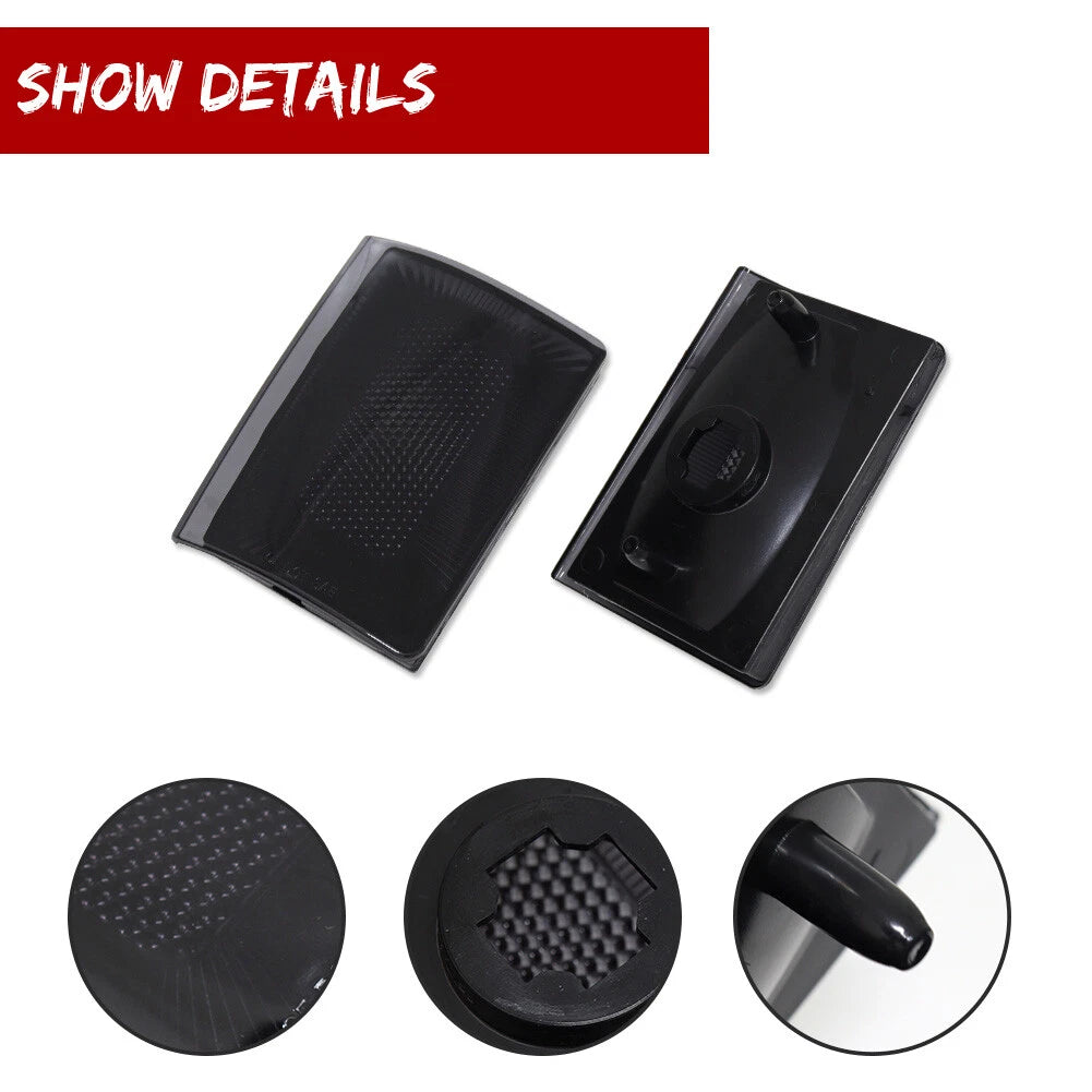 Smoke Front Side Marker Lights for Chevy C/K 1500 (1988–1993) Set of 4