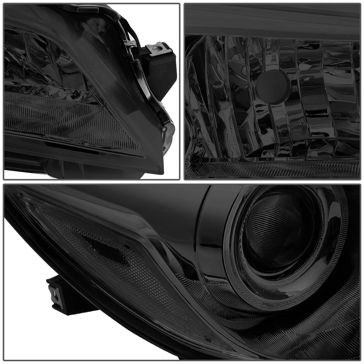 Pair of Projector Headlights for Toyota Camry (2015–2017) Smoked